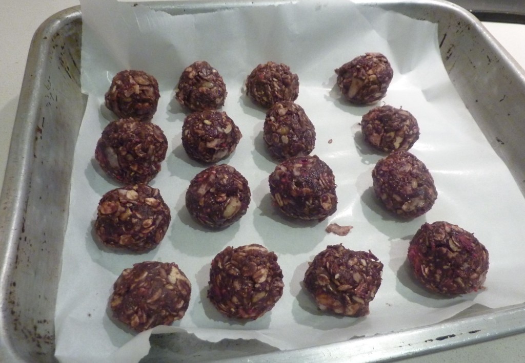 Chocolate protein balls