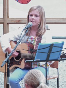 Singer Georgia Hughes, 11-years-old