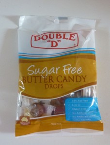 Sugar free butter candy drops