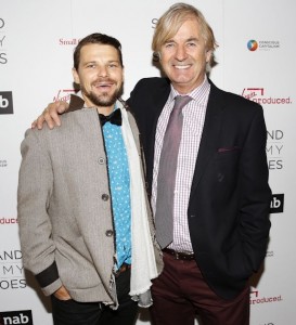 Actors Nathan Phillips and John Jarratt   PICTURE: Anthony Licuria