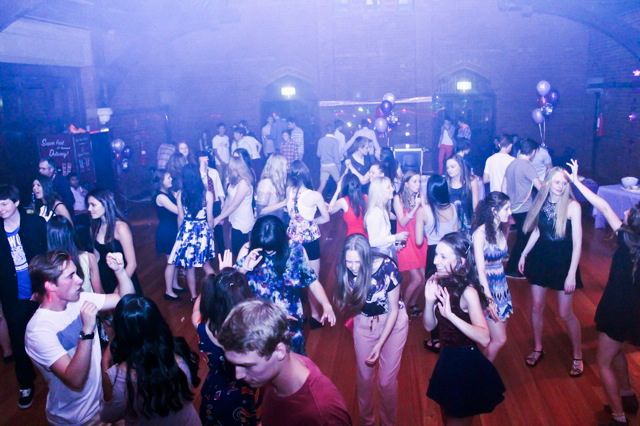 The DJ kept the dance floor packed