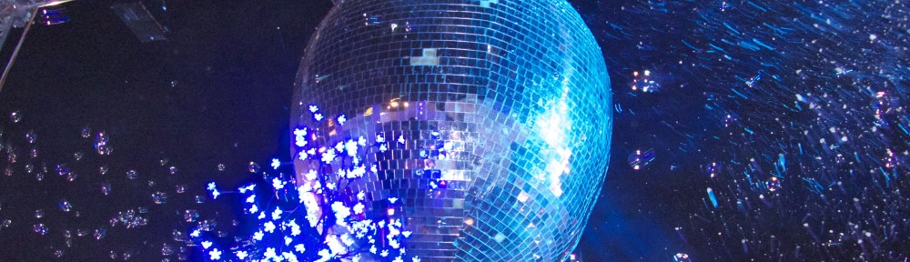 We danced under a giant disco ball and a flurry of real snow...