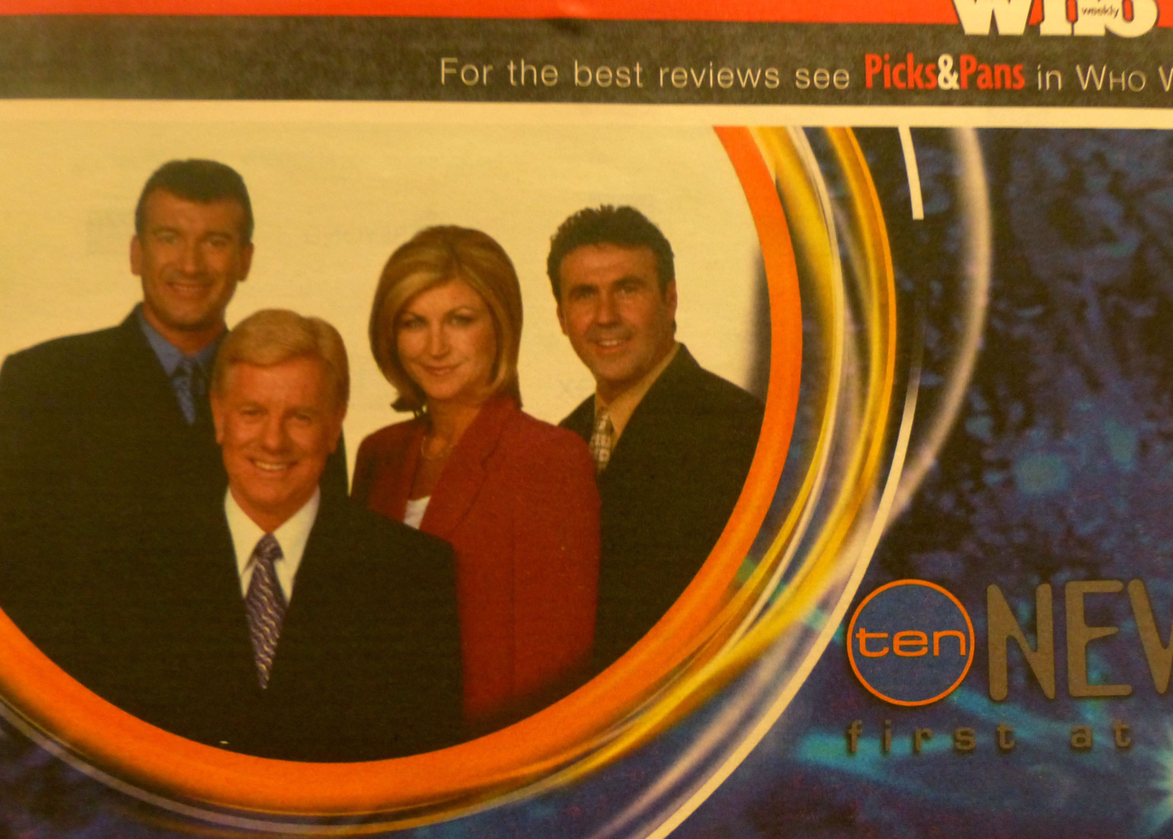 An old Ten News ad in 2000