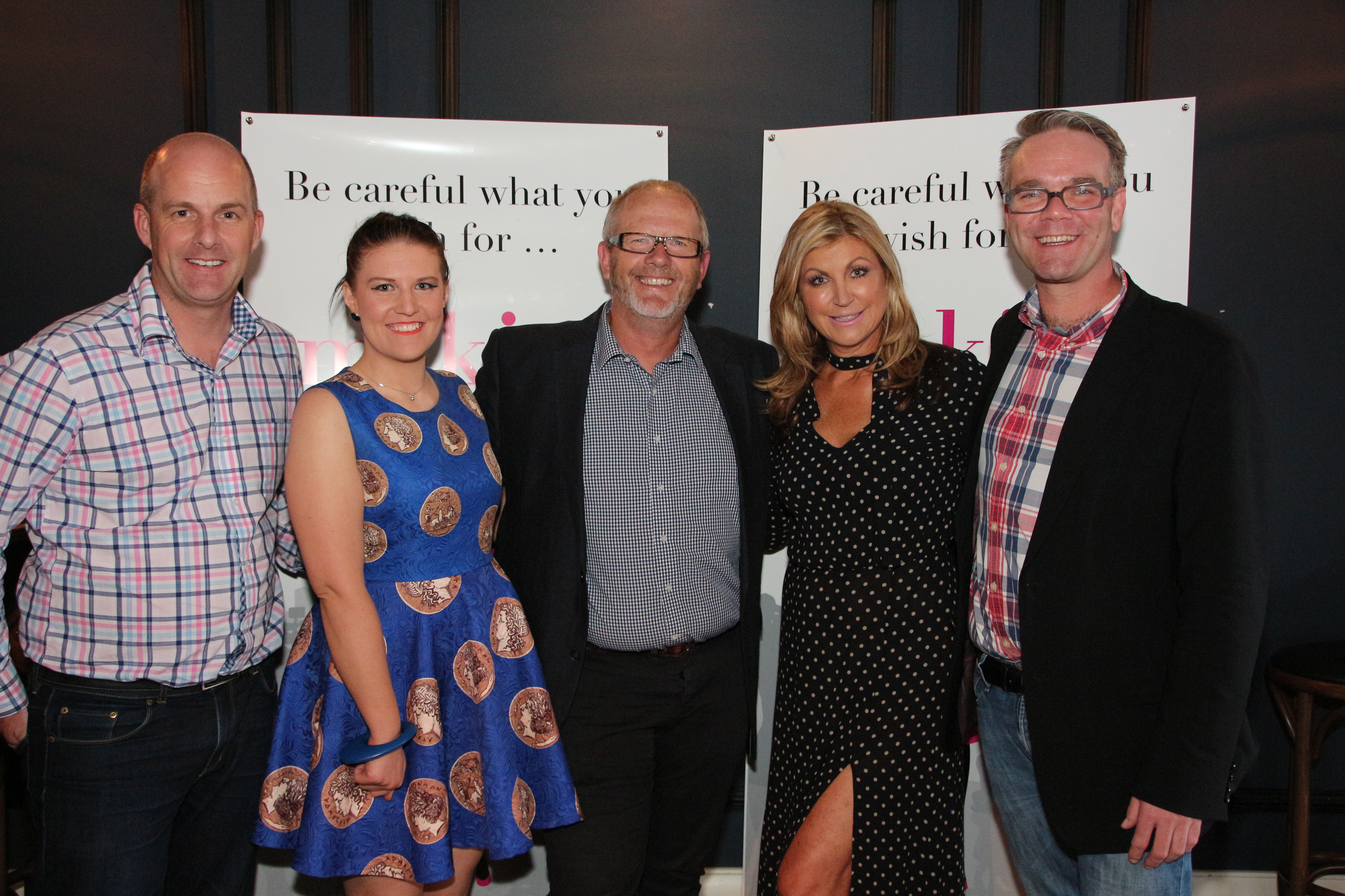 THE SMOOTH TEAM - Program Director Pete Clay, Lauren Saylor, Mike Perso, me and Ty Frost